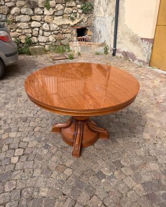 Tavolino rotondo allargabile
