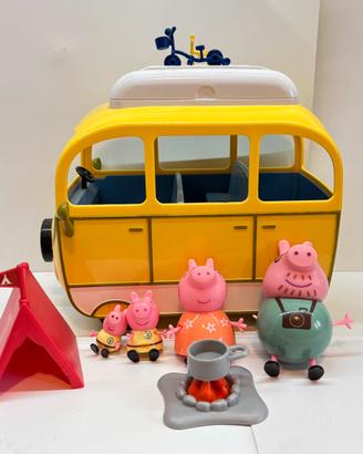Peppa Pig Camper con 4 personaggi