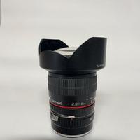 Samyang 14mm f/2.8 ED AS IF UMC + adattatore Nikon