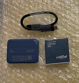 Crucial X10 SSD Esterno 8TB, 2100 MB/s, USB-C 3.2