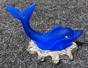 Soprammobile in vetro Delfino