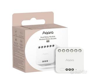 Modulo Doppio Relè T2 Zigbee 3.0, Richiede HUB Aqa