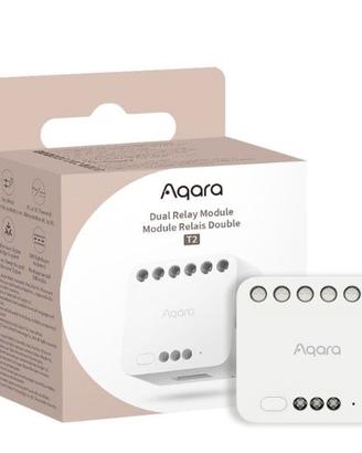 Modulo Doppio Relè T2 Zigbee 3.0, Richiede HUB Aqa