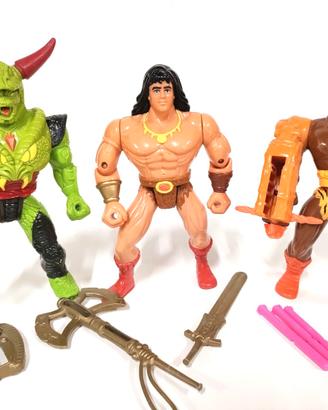 Lotto Conan l'Avventuriero 3 action figure Hasbro