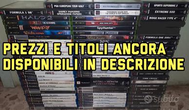 Giochi per Playstation 1, Playstation 2 e XBOX