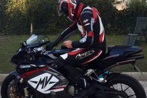 Casco integrale carbonio Held Tg M + Tuta Giudici