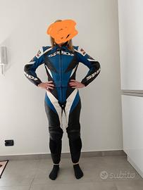 tuta moto donna 