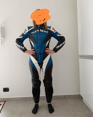 tuta moto donna 
