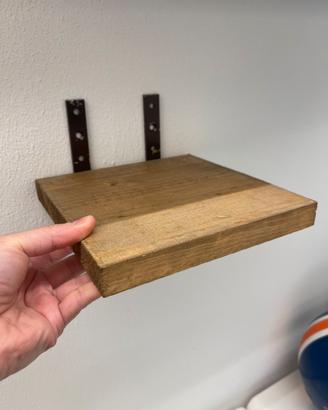 Set di 2 mensole in legno di recupero