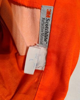 pantalone croce rossa arancione 