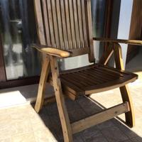 Sedie in legno  da esterno