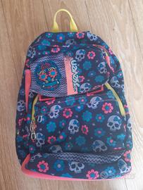 Zaino Seven bambina teschio blu rosa