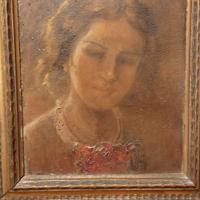 Pittura olio su legno '800