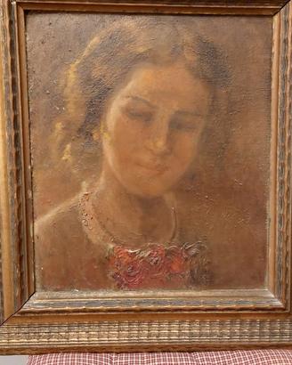 Pittura olio su legno '800