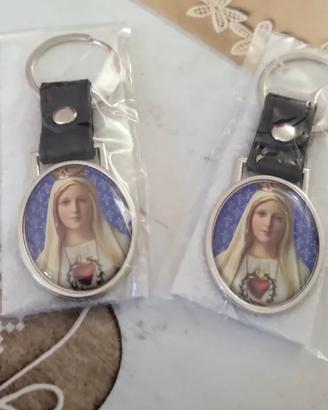 Set 2 Portachiavi madonnina
