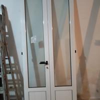 Porta due ante con serratura 103 cm x 233.5 cm