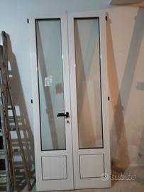 Porta due ante con serratura 103 cm x 233.5 cm