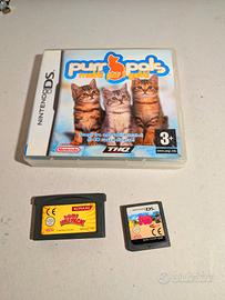 Lotto 3 Giochi NINTENDO DS e GBA  Purr pals YUGIOH