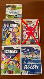 Nintendo Wii - Giochi  + 2 Nunchuk