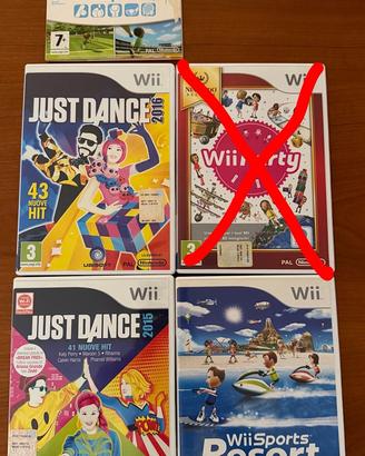 Nintendo Wii - Giochi  + 2 Nunchuk