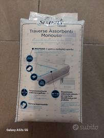 Traverse assorbenti letto degenti anziani/invalidi