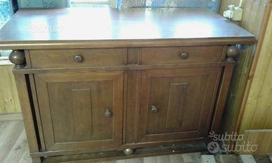 Mobile bar in vero legno con frigo