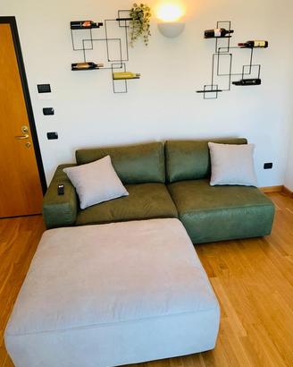 Divano componibile con pouf / Dalì Conforama 3 pz
