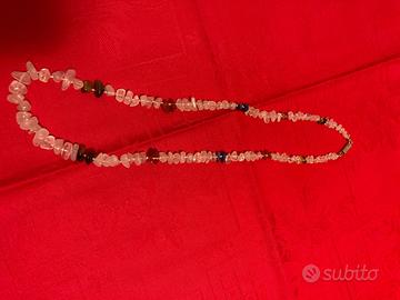 Collana corallo rosa