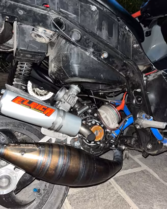 Blocco motore testa rossa per piaggio 70cc