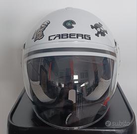 casco Caberg Riviera V3 bianco come nuovo 