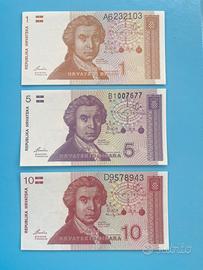 Banconote REPUBBLICA HRVATSKA FDS