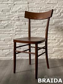 Sedia legno ristorante mod. Milano Plus