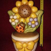 Thun vaso con girasole 