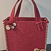 Borsa Shopper in Feltro Artigianale
