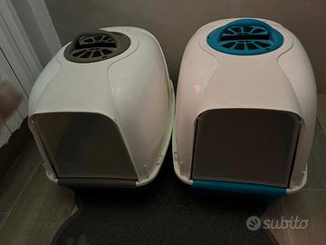 Coppia lettiere gatti