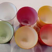 Bicchieri in vetro di Murano.