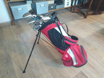 sacca completa da golf per bambini (7/10 anni