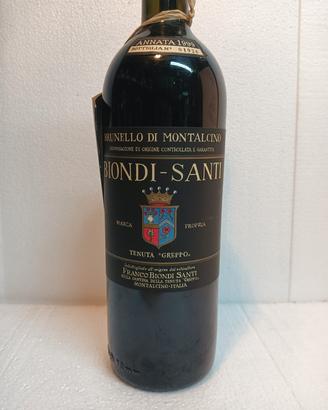 vino rosso Biondi Santo Brunello di Montalcino