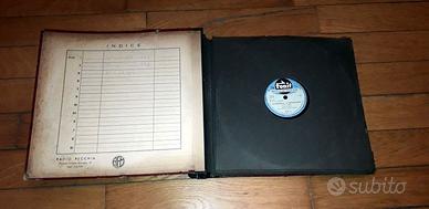Cofanetto dischi VINILE ANNI '50 11 dischi 33 e 78