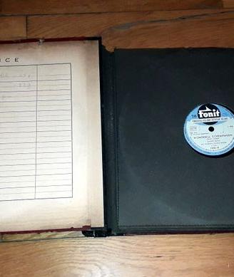 Cofanetto dischi VINILE ANNI '50 11 dischi 33 e 78