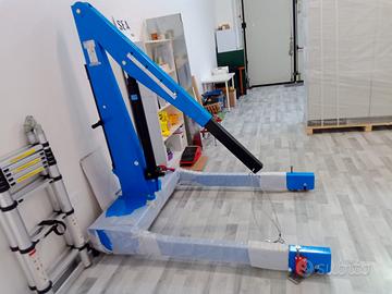 Gru idraulica per officina