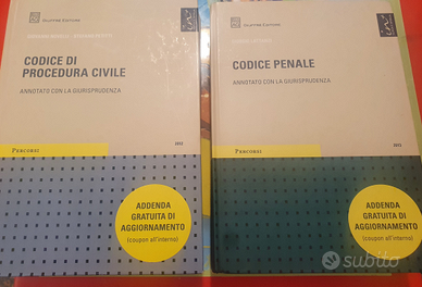 Codici procedura Civile e Penale