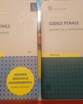 Codici procedura Civile e Penale