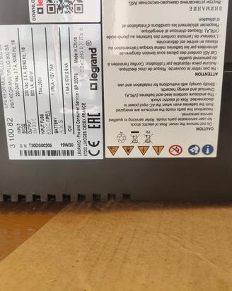 gruppo continuità Legrand bo 30076