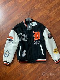 Jersey jacket americani nero e bianco taglia M