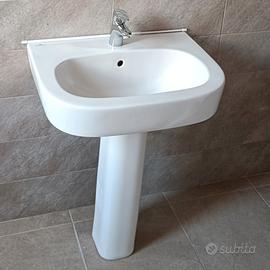  Lavandino e colonna Pozzi Ginori più miscelatore