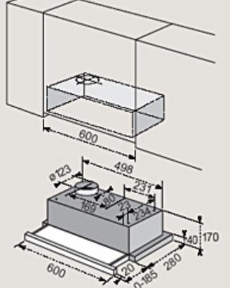 Rex CA 631 B - Cappe Sottopensile