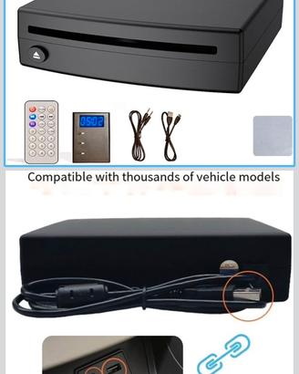 Lettore CD Universale per Auto e Camion