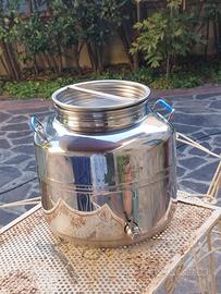 Contenitore olio in acciaio 30 litri