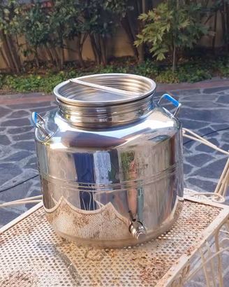 Contenitore olio in acciaio 30 litri